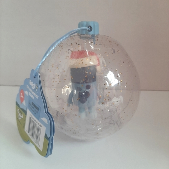 Target Bluey & Bingo Santa Hat Holiday Toy Figure Bauble Christmas Ornament Set - Picture 4 of 7